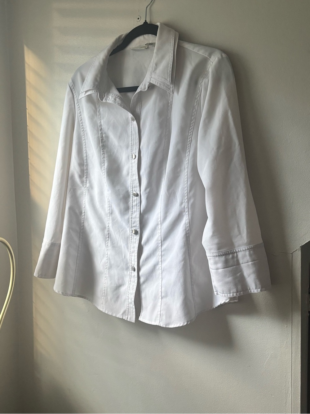 Classic Elements White Button-Down Shirt
